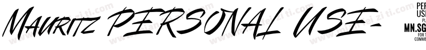 Mauritz PERSONAL USE字体转换